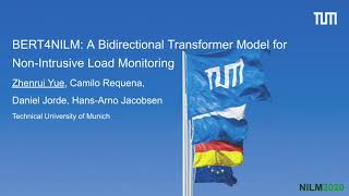 Zhenrui Yue  BERT4NILM A Bidirectional Transformer Model for NonIntrusive Load Monitoring [upl. by Dole]