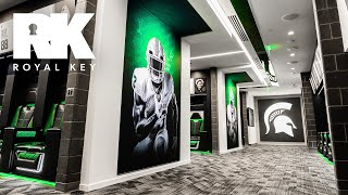 Inside the MICHIGAN STATE SPARTANS’ 78000000 FOOTBALL Facility  Royal Key [upl. by Graham]