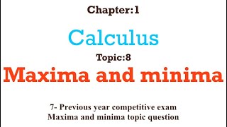 Maxima and minima calculus Tamil  poriyalaninpayanam [upl. by Lammaj]