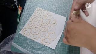 Easy Batik with Wheat Flour [upl. by Yalahs]