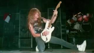 Eddie Trunk  Adrian Smith discuss Janick Gers Stage Moves Iron Maiden [upl. by Chara]