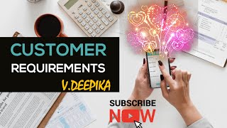 CUSTOMER REQUIREMENTS IN IMampST DECE [upl. by Vivien]