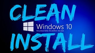 Windows 10 Pro Clean Install amp Format [upl. by Erdnaed]