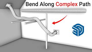 Bend Objects Along Complex Path In SketchUp [upl. by Drucill]