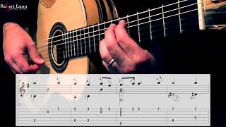 DIDOS LAMENT Dido and Aeneas  Henry Purcell  Full Sheet MusicTAB  Classical Guitar [upl. by Seldan240]