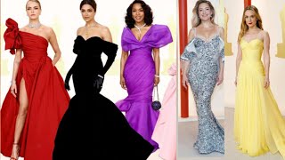 Top 10 Best Oscars Red Carpet Dresses of Celebrities 2023 [upl. by Siri405]