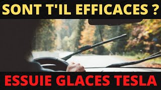 Essuie glaces tesla model 3  Sont til efficaces   3 Astuce bonus pour bien les utiliser [upl. by Soloma]