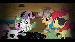 Green Hills but Sweetie Belle Scootaloo and Apple Bloom FNF MLP  UTAU Cover [upl. by Nymsaj]