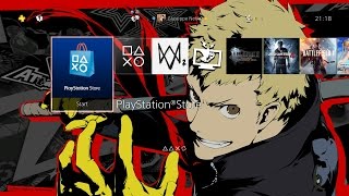 Persona 5 Free PS4 Dynamic Theme 1080p [upl. by Lexa229]