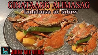 GINATAANG ALIMASAG WITH KALABASA AT SITAW recipe food trending viralvideo ofwlife youtube [upl. by Ava551]