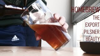 Homebrew  Muntons Export Pilsner Beer Kit [upl. by Akinahs]