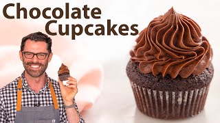 Easy Chocolate Cupcakes Recipe [upl. by Bolitho]