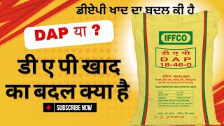 What is the alternate of DAP ਡੀਏਪੀ ਦਾ ਬਦਲ ਕੀ ਹੈ डी ए पी खाद का बदल क्या है [upl. by Cynthea]