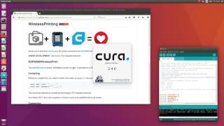 Cura WirelessPrinting using ESP8266 module [upl. by Doug915]