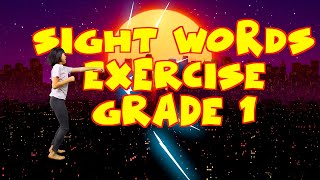 Sight Words Exercises  DOLCH Preprimer sight word Exercise grade 1 [upl. by Llebpmac322]