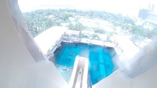 Leap of Faith  Aquaventure  Atlantis The Palm Dubai [upl. by Mauralia]