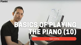 Basics of Playing Piano SightReading 10 [upl. by Eleanor]