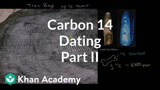 Carbon 14 dating 2  Life on earth and in the universe  Cosmology amp Astronomy  Khan Academy [upl. by Orola]