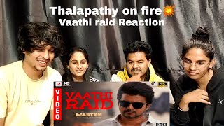 Master  Vaathi Raid  Vijay thalapathy  Reaction [upl. by Holman945]