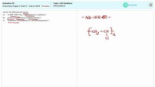 Mastering Question 23 Answers with Justification  Essential Review for CBSE Chemistry March 2019 [upl. by Damal126]