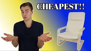 COMFORTABLE IKEAS CHEAPEST ARMCHAIR [upl. by Nwavahs]