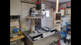 Epoxy granite cnc mill build pictures [upl. by Sinne]