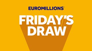 The National Lottery EuroMillions draw results from Friday 19 July 2024 [upl. by Keon]