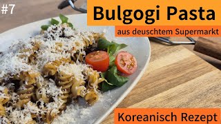 Bulgogi Pasta selber machen 불고기 파스타 einfach und schnell koreanisch Rezept [upl. by Beka]