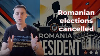 Romanian elections cancelled unprecedented threats to democracy in Europe [upl. by Yddur]