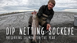 Alaska Dip Netting  Sockeye Salmon Catch Cook and Preserve [upl. by Nnayar461]