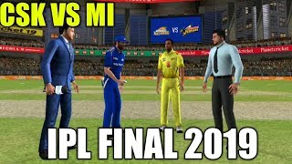 MUMBAI VS CHENNAI FINAL 2019 IN REAL CRICKET 19 GAMEPLAY [upl. by Navad]