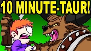 MINI MINOTAUR SONG Animated Tobuscus Music Video  10 Minutes [upl. by Theron479]