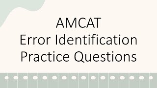 AMCAT Mock Test for English Error Identification Practice Exam Questions and Answers [upl. by Trainor]