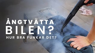 ÅNGTVÄTTA BILEN Tornador Steam Vi provar [upl. by Idak]