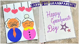 Handmade Birthday Card For Grandparents  DIY Gift Idea For Grandparents  Easy Greeting Card [upl. by Deron691]