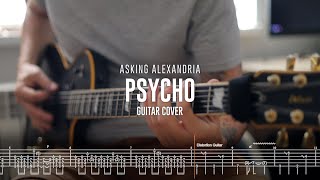 Asking Alexandria  Psycho Guitar cover  TAB [upl. by Brock666]