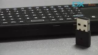 SEENDA Mini Handheld Rechargeable 24G Wireless Keyboard w IR RC amp Backlight  DX [upl. by Aylatan]