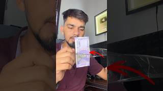 100₹ note glued with glue gun shorts [upl. by Ettie]