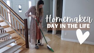 Day in the Life of a Homemaker  Grocery Haul Cooking Cleaning amp Decorating [upl. by Tnerual]