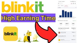 Secrets to High Earnings with Blinkit Delivery 🤑  Make Money with Blinkit Delivery Timing Tips 💡 [upl. by Eelyahs]