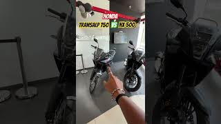 2024 HONDA TRANSALP 750 VS NX 500 transalp750 nx500 [upl. by Dav]