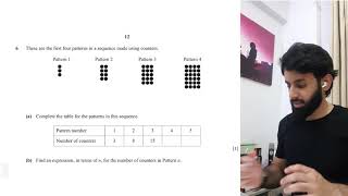 O level Math  Number Sequences Past Paper Question [upl. by Niahs]