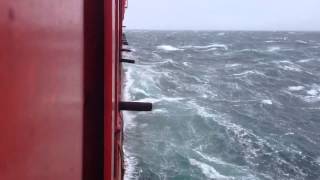 Big waves  petrojarl foinaven  Atlantic [upl. by Hgierb]