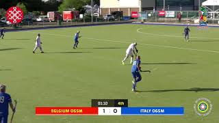 Belgium vs Italy Pool B  O65 Men  2024 Masters World Cup [upl. by Eladnar830]