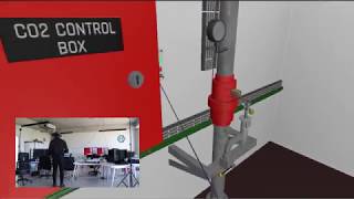 VR  ONBOARD CO2 FIXED FIREFIGHTING SYSTEM TRAINING WITH VIRTUAL REALITY [upl. by Roid]