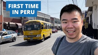 Visiting Tacna Peru Crossing the ChilePeru Border from Arica to Tacna [upl. by Eiclek]