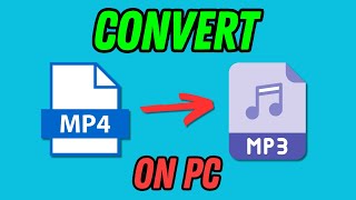 How to Convert MP4 to MP3 in Laptop pc [upl. by Annas]