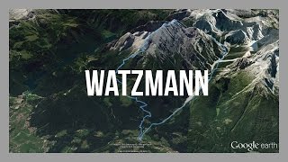 Watzmann Überschreitung Hocheck Mittelspitze Südspitze  GPSTrack [upl. by Oisor]