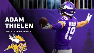 Adam Thielen 2019 Season Highlights  Minnesota Vikings [upl. by Nnyroc386]