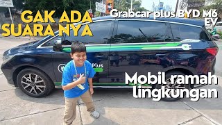 naik mobil grabcar plus BYD M6 EV grabcarplus grabcar grab bydm6 grabcarpluselectric [upl. by Petes991]